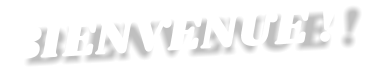 BIENVENUE !
